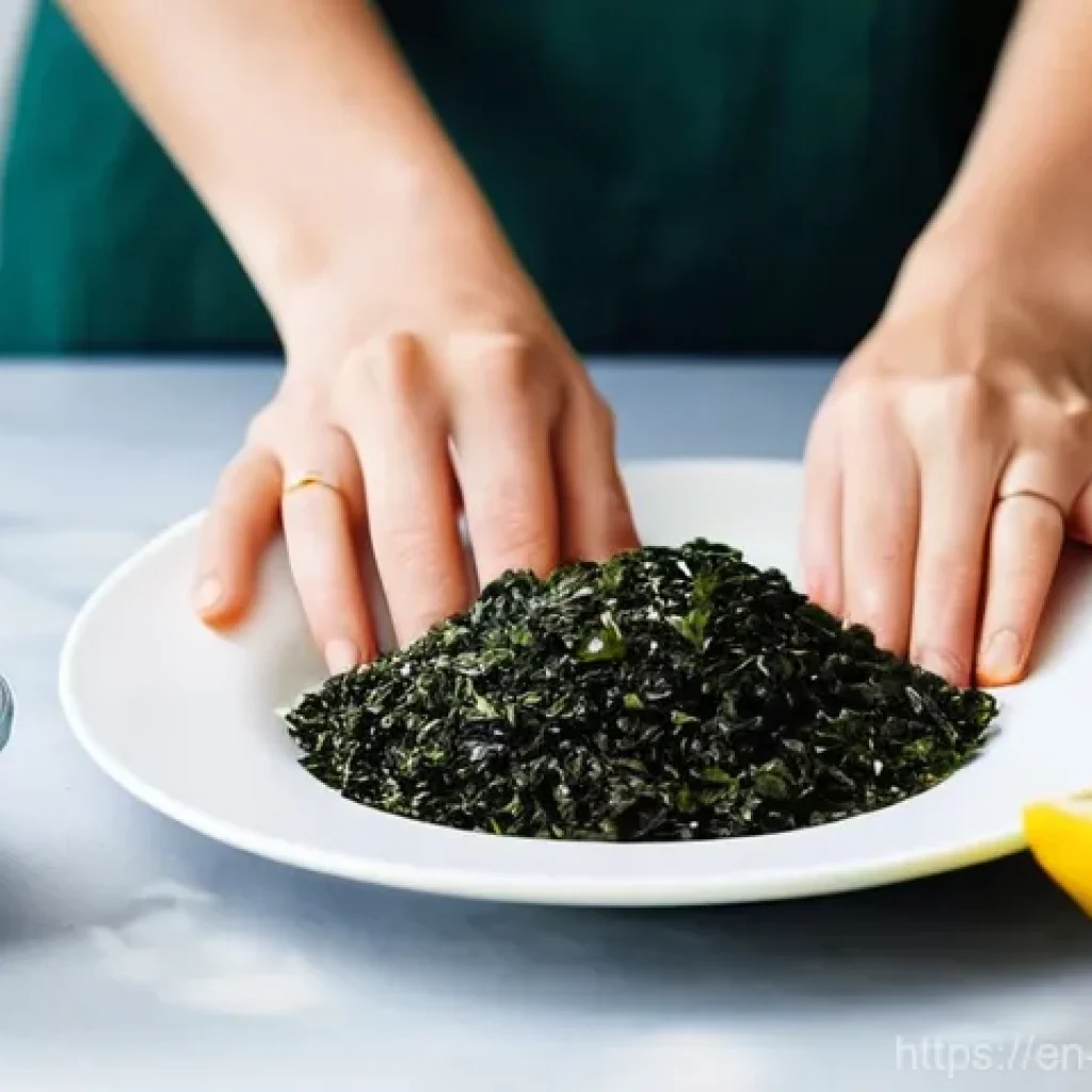 식물성 해산물로 만드는 스무디 레시피 - **Prompt 1: The Alchemy of Plant-Based Ocean Flavors**
"A clean, well-lit modern kitchen counter...